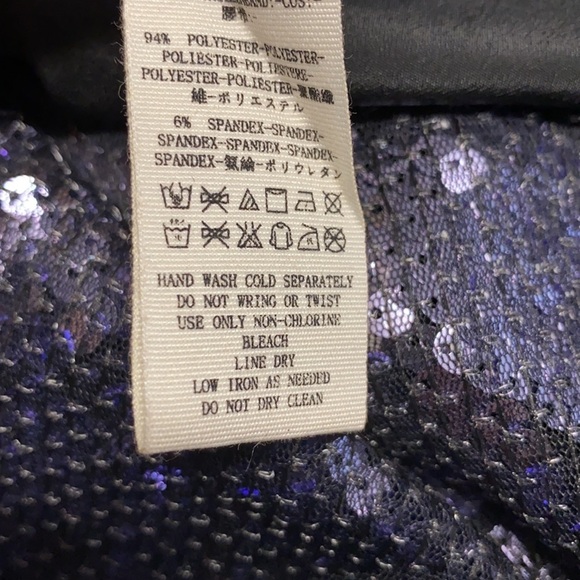 NWT Free People Sequin Siren Mini Dress in Black Size 0 - Picture 10 of 10